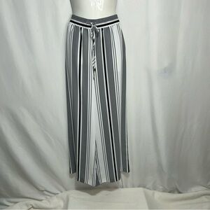 Joan Vass Wide‎ Leg Striped Pants